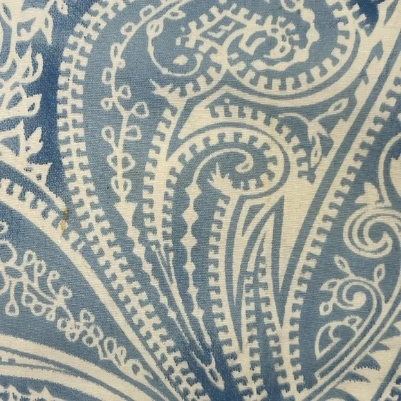 J. McLAUGHLIN Blue & White Paisley Light Weight Jeans Size 10 X 31.5 Inseam - Picture 10 of 11